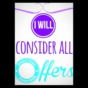 Make me an offer if you don't like the price!